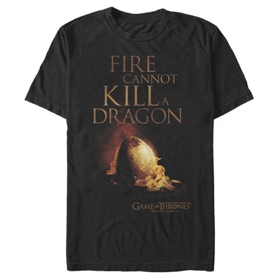 Men's Game of Thrones Fire Cannot Kill A Dragon T-Shirt