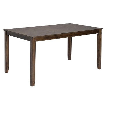 NicBex 45.5 Inch Wood Rectangle Dining Table,Kitchen Table for 4 to 6,Living Meeting Room,Small Space