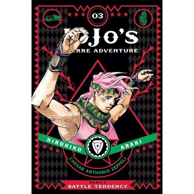 Jojo's Bizarre Adventure: Part 2--Battle Tendency, Vol. 3 - by  Hirohiko Araki (Hardcover)