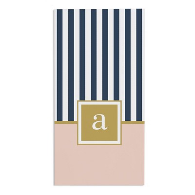 Personalization Mall Classy Monogram Beach Towel