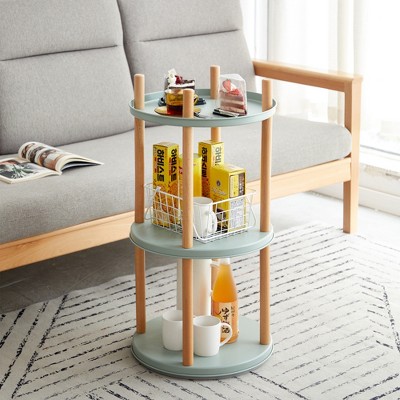 360° Rotating Bookshelf, Standing Shelf for Living Room, Bedroom, Study Room, Kitchen