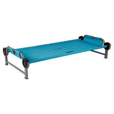 Disc-O-Bed Youth Single Cot with Storage Organizer & Carry Bag