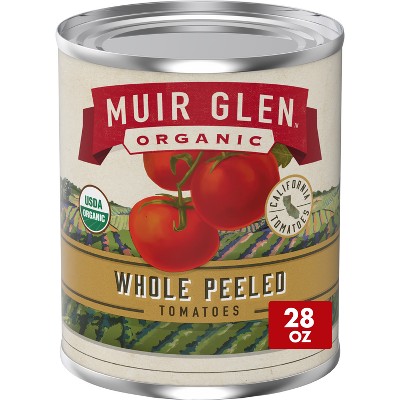 Muir Glen Whole Peeled Tomatoes 28oz