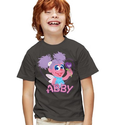 Boys' Short Sleeve Sesame Street Flat Abby T-Shirt