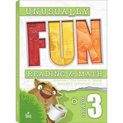 Carson Dellosa Education Unusually Fun Reading & Math Workbook, Grade 3
