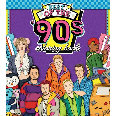 Best of the '90s Coloring Book - (Color Through the Decades) by  Walter Foster Creative Team & Wesley Jones (Paperback)