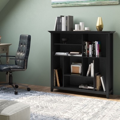 NicBex Bookcases for Living Room Modern 44" H 8 Multi Sized Cube Bookcase Storage Wood Bookshelves with Tapered Legs for Office Home