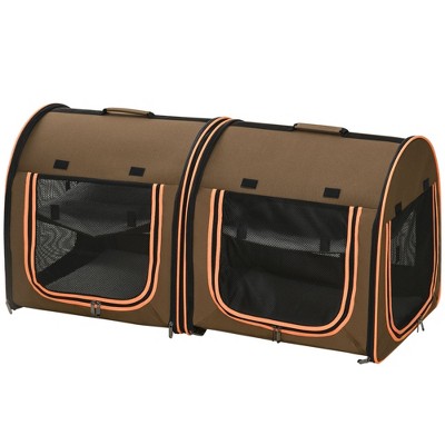 Munora Large Rolling Pet Carrier Backpack with Removable Wheels - Airline Approved Wheeled Travel Carrier for Small Dogs & Medium Cats Under 18LBS