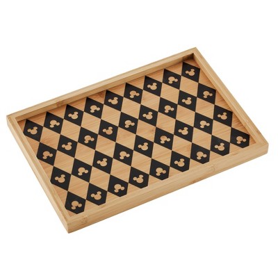 Disney Home Monochrome Small Bamboo Serving Tray