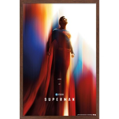 Trends International DC Comics Superman (2025) - Superman Teaser One Sheet Framed Wall Poster Prints