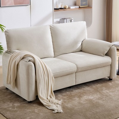 Dronkon Indoor 70.26in 2-Seater loveseat Upholsterly Sofa for Living Room and Bedroom
