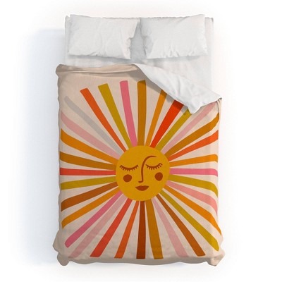 Cat Coquillette Sunshine Retro Duvet Set - Deny Designs