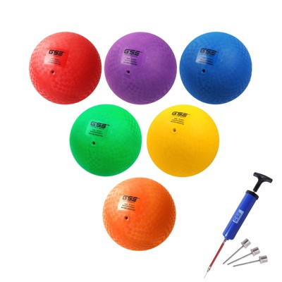 GSE 10" Playground Ball, Kickball, Bouncy Dodgeball, Handball for Indoor & Outdoor Games