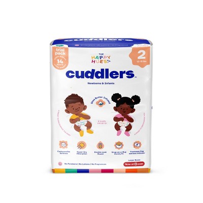Happy Hues Cuddlers Disposable Diapers Trial Pack - 14ct