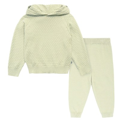 Modern Moments™ by Gerber  Toddler Girls' 2-Piece Sweater Knit Hoodie Set