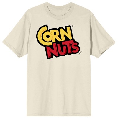 Corn Nuts Logo Men's Natural Short Sleeve Tee Shirt