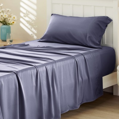 Bedsure Bamboo Sheet Set – Cooling & Moisture-Wicking Bedding with Deep Pockets, Available in Multiple Sizes and Colors