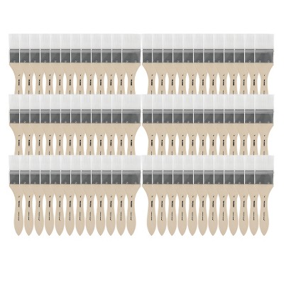 Creative Mark Disposable Varnish Brush Set of 72 - Single-Use Disposable Brushes for Varnish, Most Paints, Gesso, & More