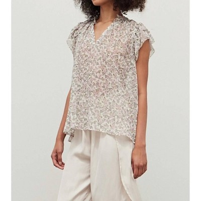 Gender Neutral Fleur Chiffon Ruffle Blouse - GRADE & GATHER