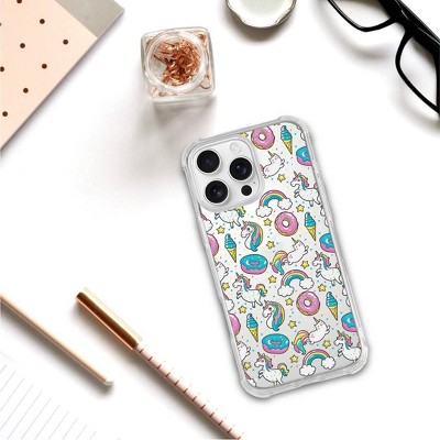 Centon iPhone 16 Pro Max Favorite Things' Printed Case Tough Edge - Clear: TPU Abstract Design