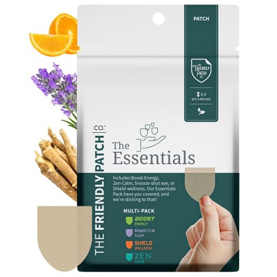 The Friendly Patch Essentials 8 QTY Multipack- Sleep, Stress, Energy, Immune