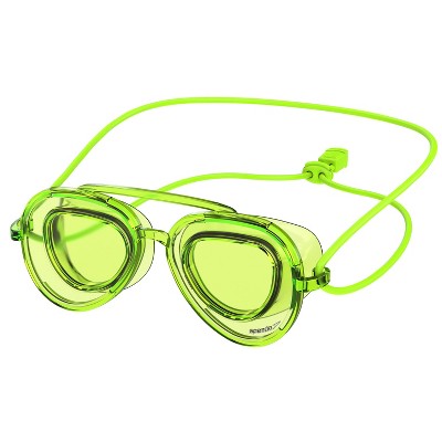 Speedo Kids' Sunny Vibes Swim Goggles - Lime Aviator: Anti-Fog, Adjustable Strap