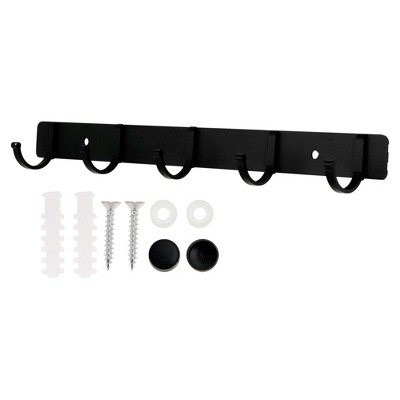 Unique Bargains Bathrooms Coat Rack Wall Hooks for Hanging Hat Rack Towel