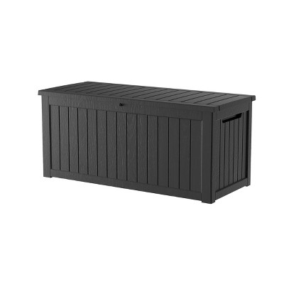 Yardgrace Water Resistant Resin Storage and Seating Outdoor Deck Box