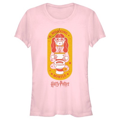 Juniors Womens Harry Potter Moaning Myrtle Cartoon T-Shirt
