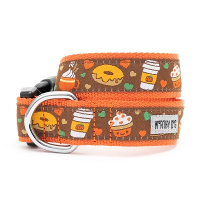 The Worthy Dog Pumpkin Spice Adjustable Dog Collar