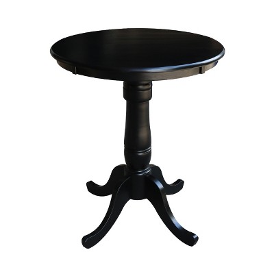 30" Round Top Pedestal Table Unfinished - International Concepts
