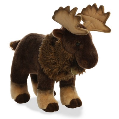 Aurora Miyoni 14" Moose Brown Stuffed Animal