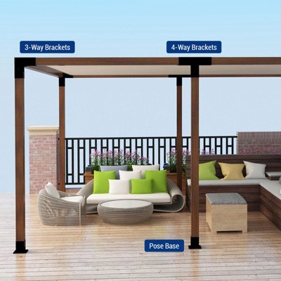 Pergola Bracket Kit,for Gazebos, Patio Pergolas, Log Cabin Outdoor
