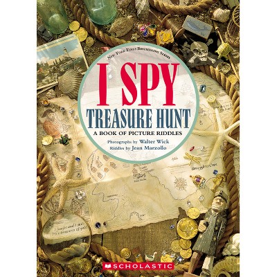I Spy Treasure Hunt: A Book of Picture Riddles - by  Jean Marzollo (Hardcover)