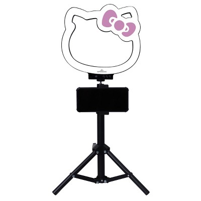 Impressions Vanity Hello Kitty Supercute 10” RGB Desktop Ring Light with Tripod