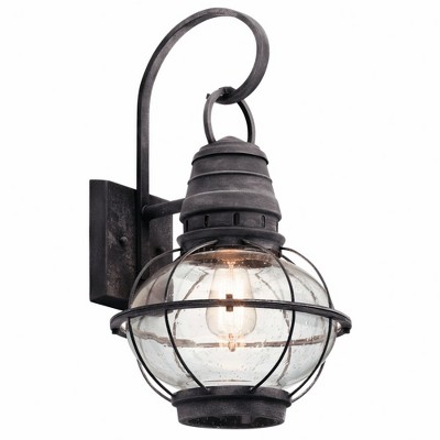 Kichler Lighting Bridge Point 1 - Light Wall Light in  Weathered Zinc