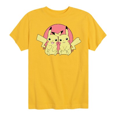 Boys' - Pokémon - Pikachu Group In Circle Short Sleeve Graphic T-Shirt