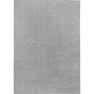 Delara Solid Indoor Outdoor Area Rug, Easy Cleaning, Non Shedding, Hose Washable, Sustainable Recycled Polyester Rug