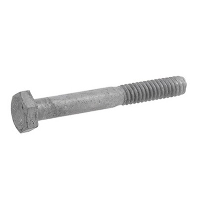 Hillman 100 Piece Fasteners Galvanized 1/4 by 1/4 Inches Hex Bolts, Ideal for Fastening Wood to Wood, Metal to Metal, or Wood to Metal Applications