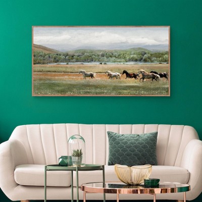 Masterpiece Art Gallery 24"x48" Summer Herd Wall Art