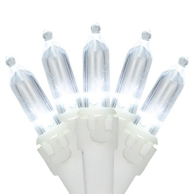 Northlight LED Mini Christmas Lights - Pure White - 16.25' White Wire - 50ct