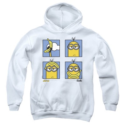 Boys’ Minions  4 Box Kevin Bananas Hooded Sweatshirt