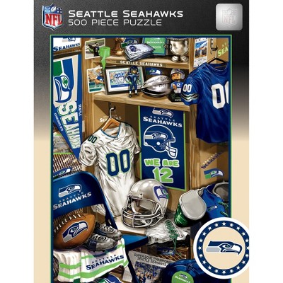MasterPieces 500 Piece Puzzle - Seattle Seahawks Locker Room - 15"x21"