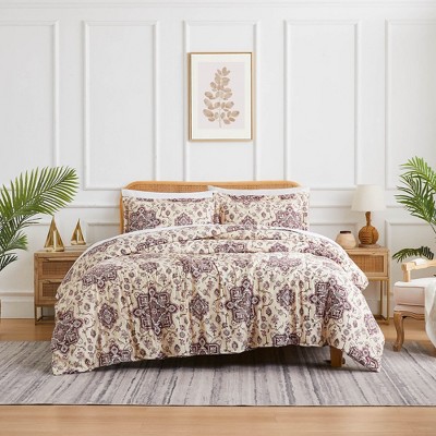 Southshore Fine Living Persia Oversized Reversible ultra-soft Duvet Cover Set with shams