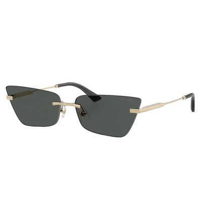 Jimmy Choo JC 4012 300687 Womens Cat-Eye Sunglasses Pale Gold 60mm