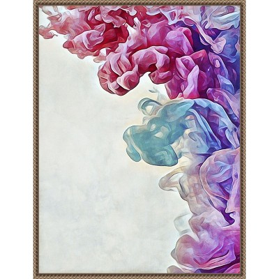 Amanti Art Cotton Candy Clouded Water I by Ashley Aldridge Framed Canvas Wall Art