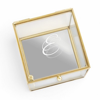 Personalization Mall Classic Celebrations Personalized Glass Jewelry Box