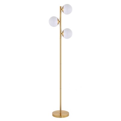 Devlyn 3 Light 62" Floor Lamp - FLL4104 - Gold - Safavieh