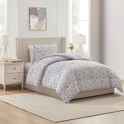 Nestl Modern Comforter, 3pc Floral Comforter Set, Floral Bedding Set