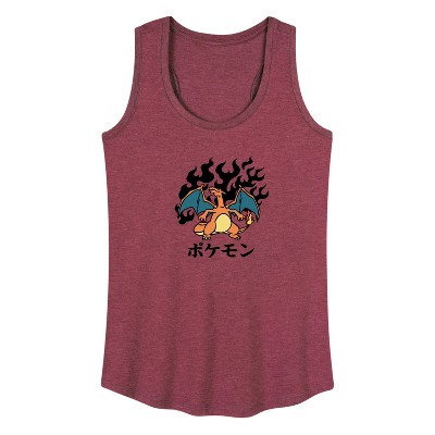 Women's - Pokémon - Charizard Flash Fire Graphic Racerback Tank